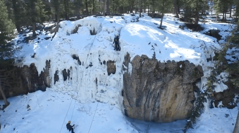 Climb to New Heights at Camp Alexander Ice Climbing